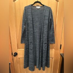 LuLaRoe Charcoal Open Cardigan